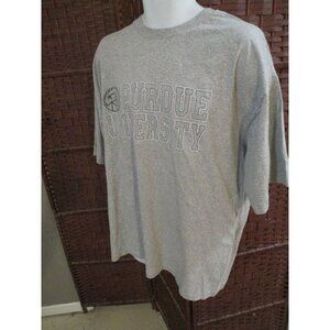 Vintage University Of Purdue T Shirt Single Stich Thick XXL The Cotton Exchange